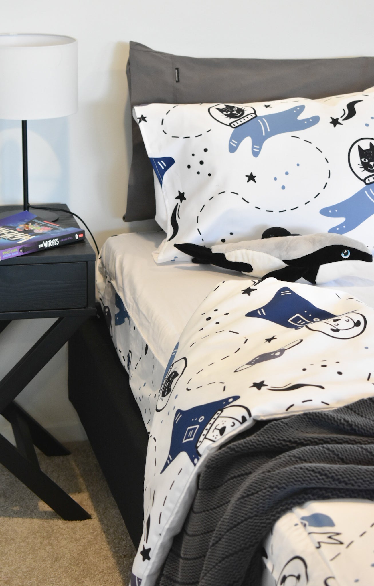 Astro Cat King Single Zip-Up Bedding (Requires Zipasleep Inner)