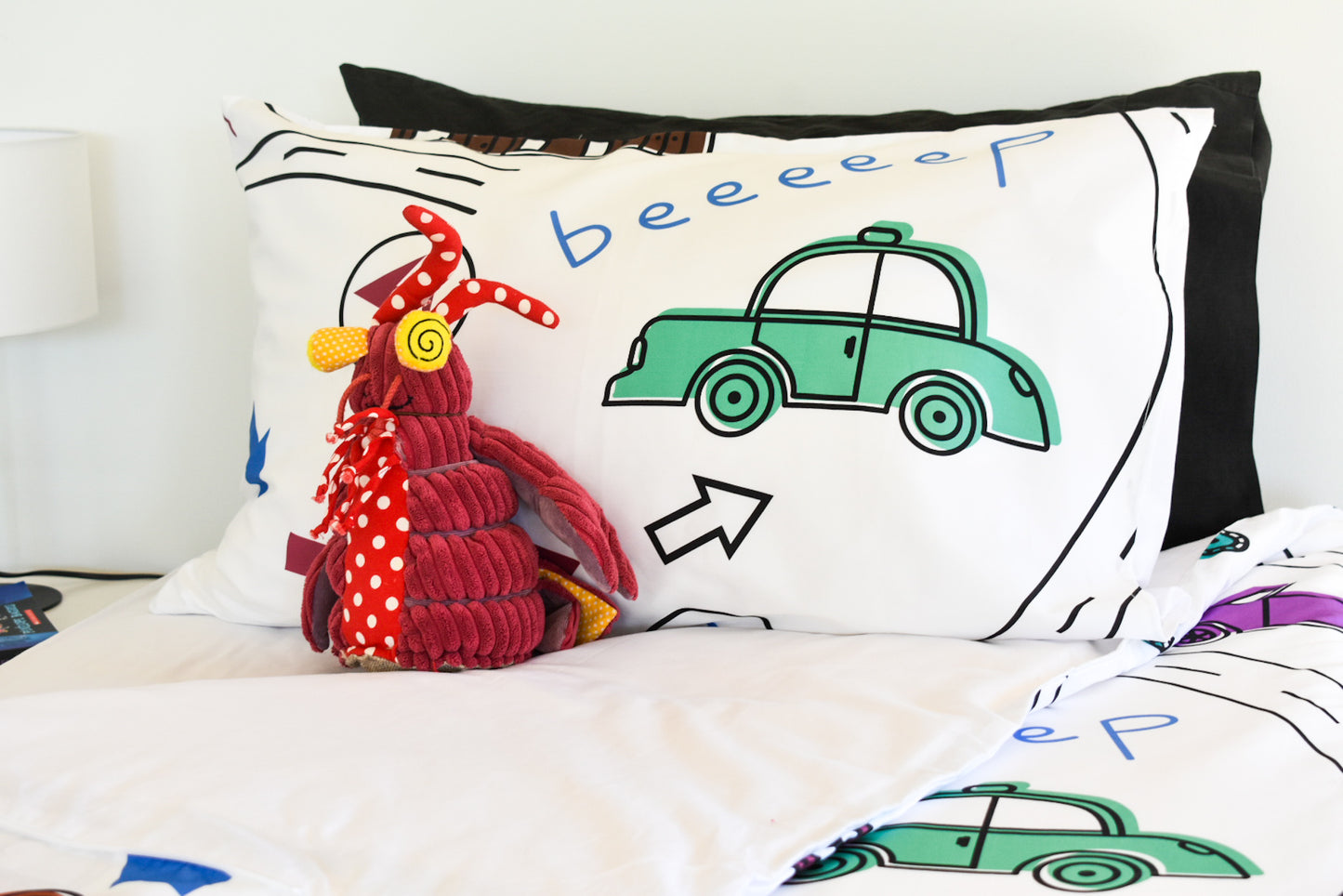 Crazy Car Zip Up Bedding Set - 10% off at Checkout
